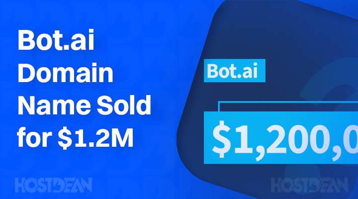 Bot.ai Domain Name Sold for $1.2M via Sedo
