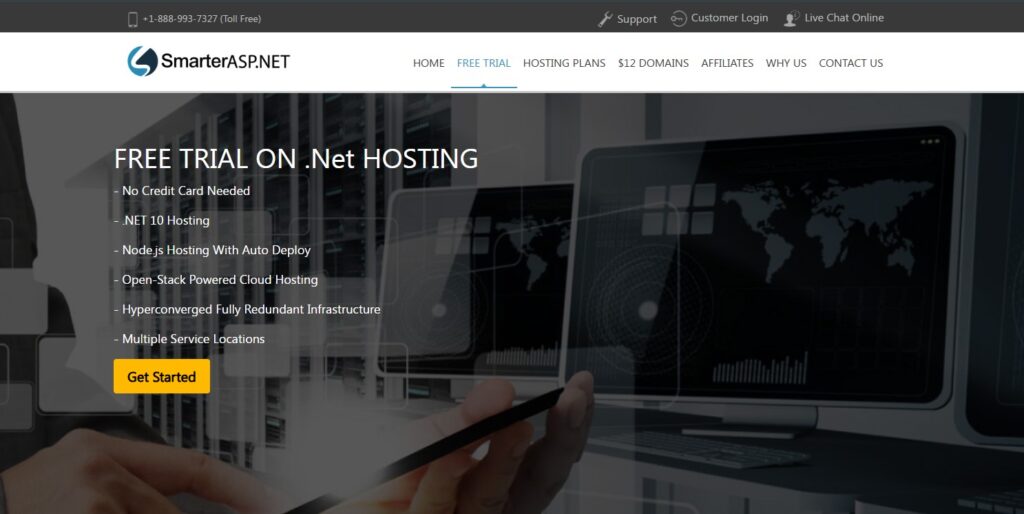 SmarterASP.NET Free ASP Hosting Trial