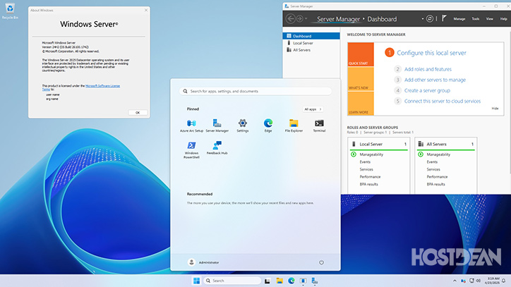 Windows Server 2025 Desktop