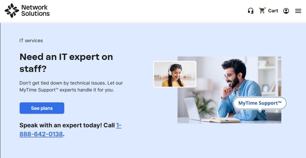 Network Solutions MyTime Support